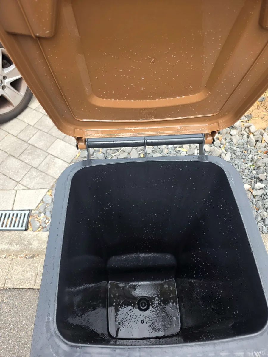 Saubere Biotonne nach der Reinigung